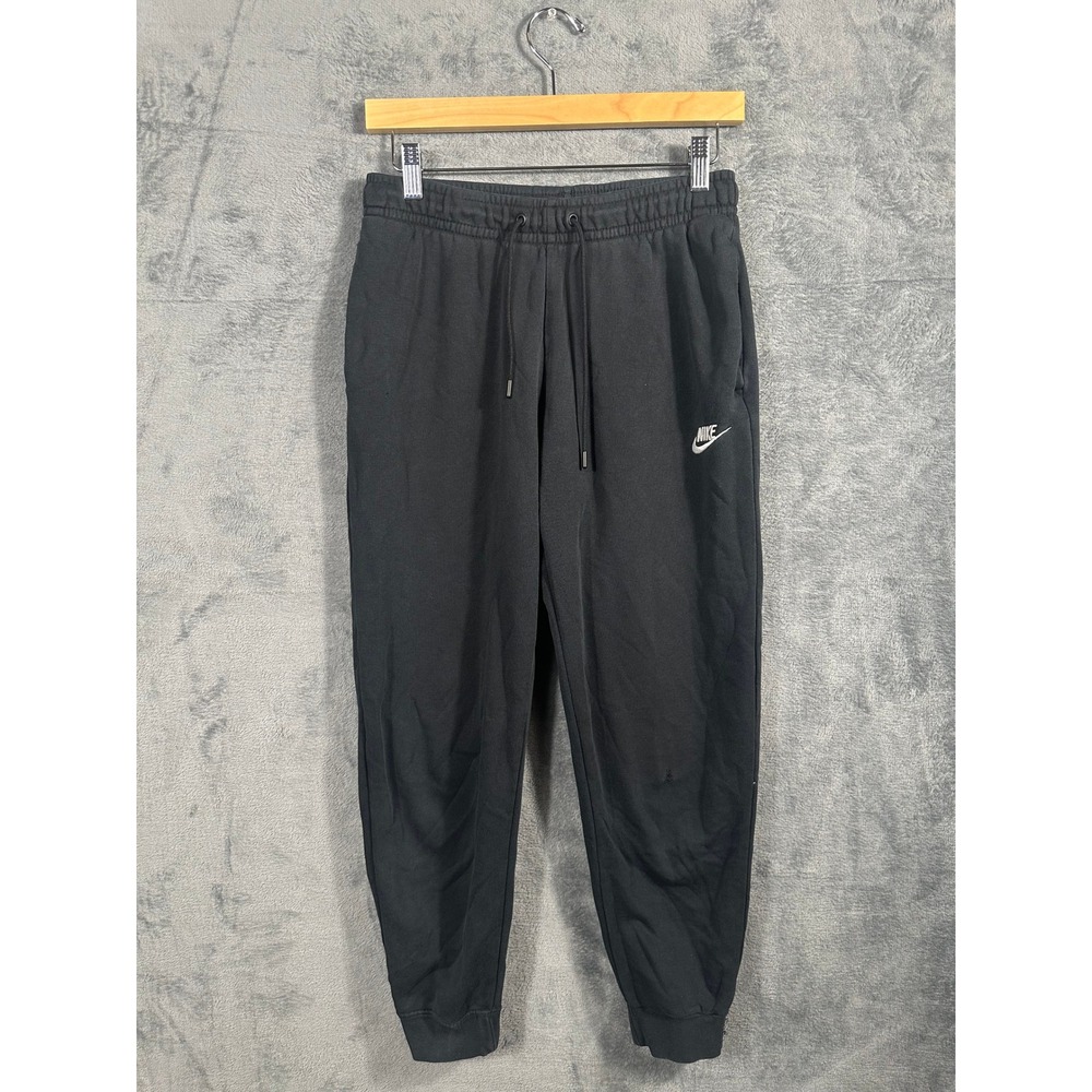 Nike Sportswear Club Fleece Joggers Black Tapered Sweatpants Mens Small
